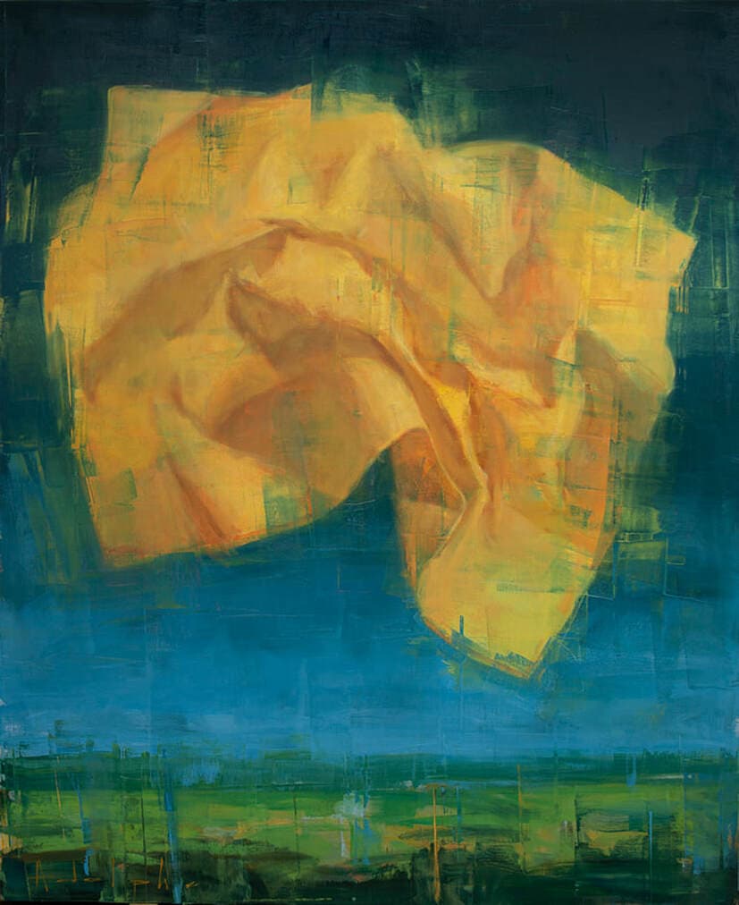 News From Home, No. 4, Oil on canvas, 80 x 65 in.