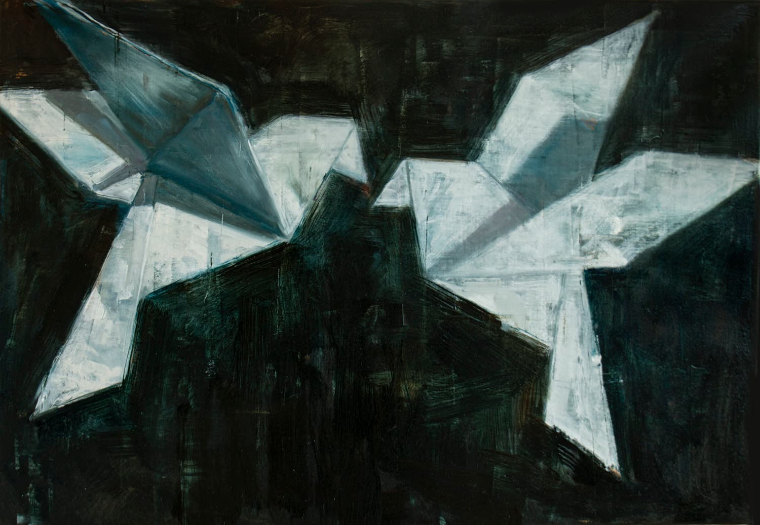 A Beginning No. 32, Oil on canvas, 29 x 42 in.
