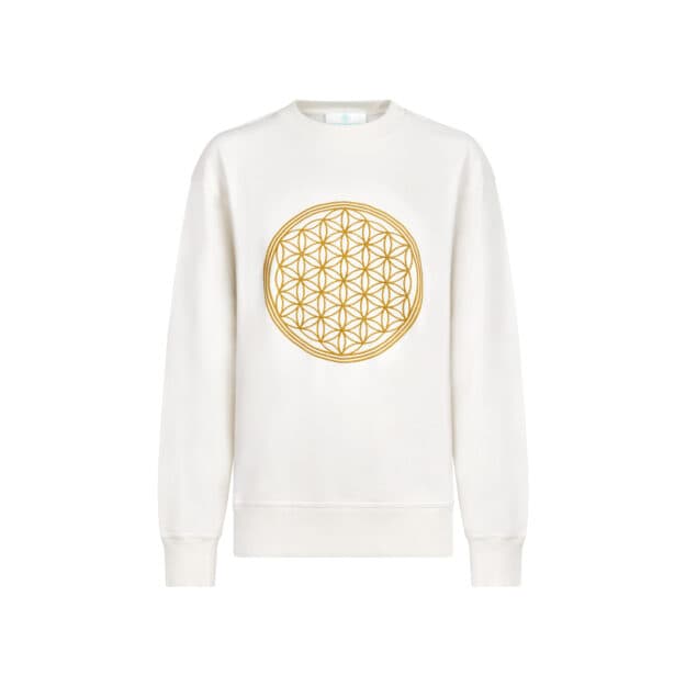 Flower of Life Unisex Sweatshirt in Organic Cotton