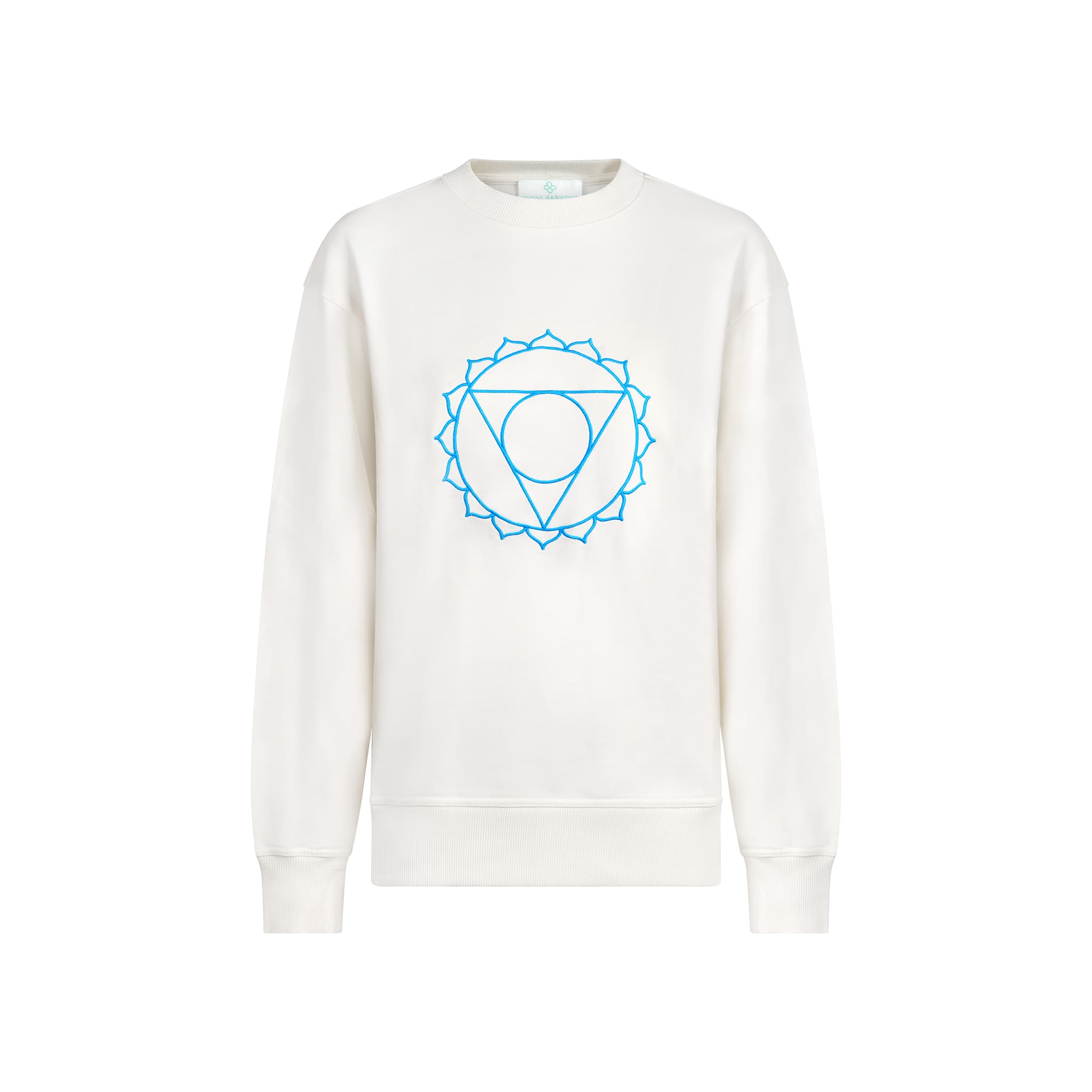 Throat Chakra Unisex Sweatshirt in Organic Cotton
