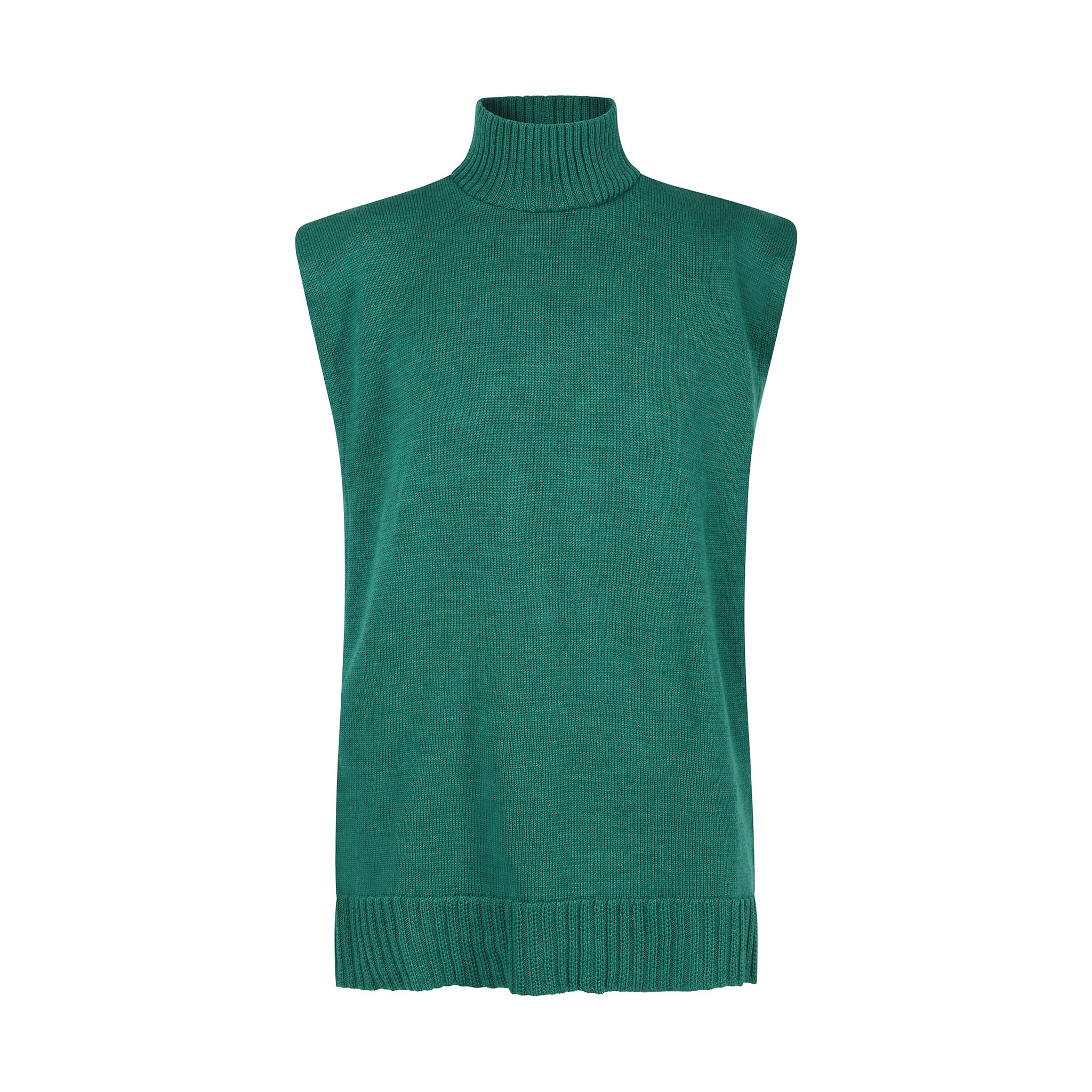 Heart Chakra Unisex Sleeveless Sweater in Merino Wool