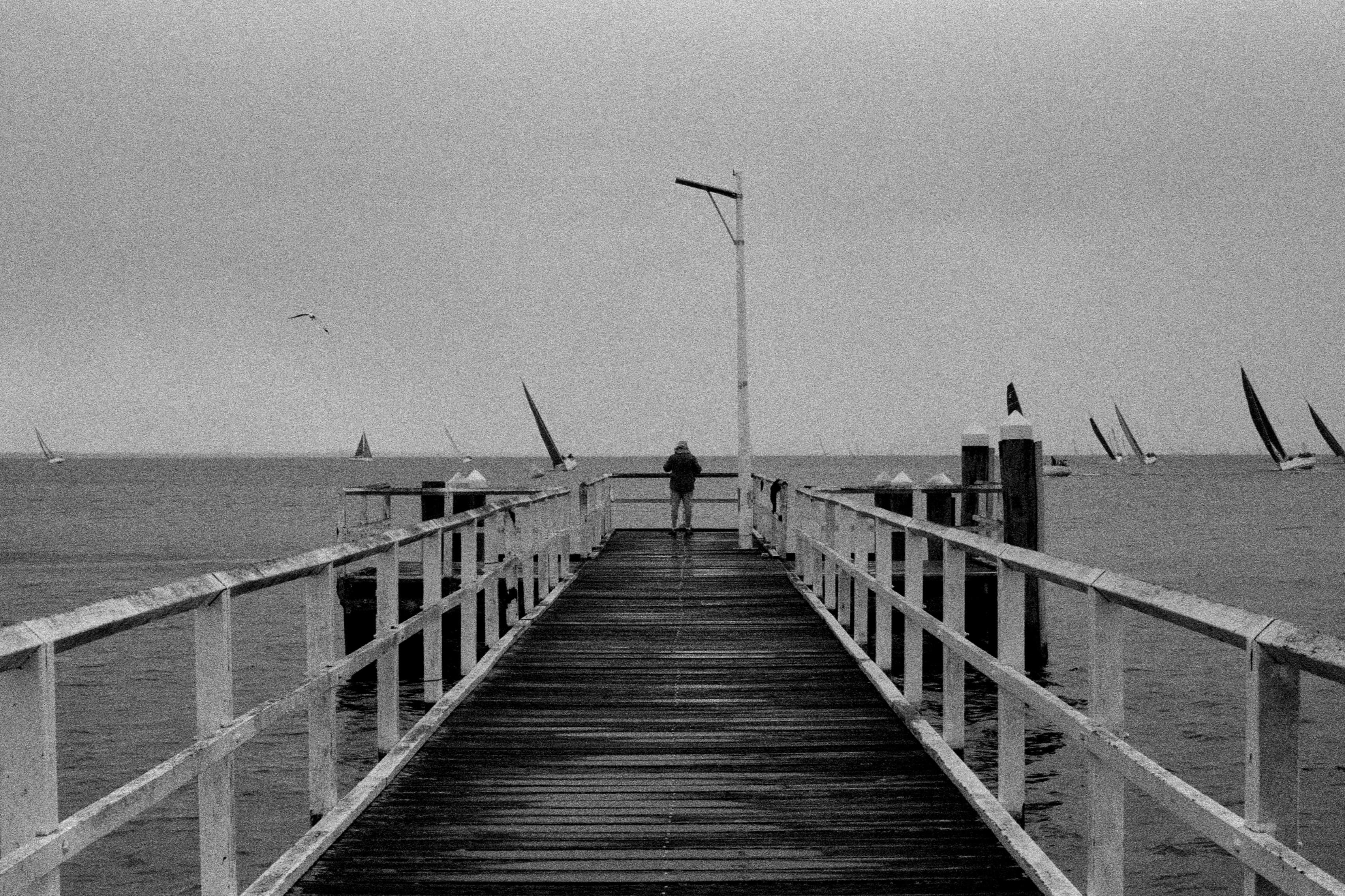 Looking out over the Pier