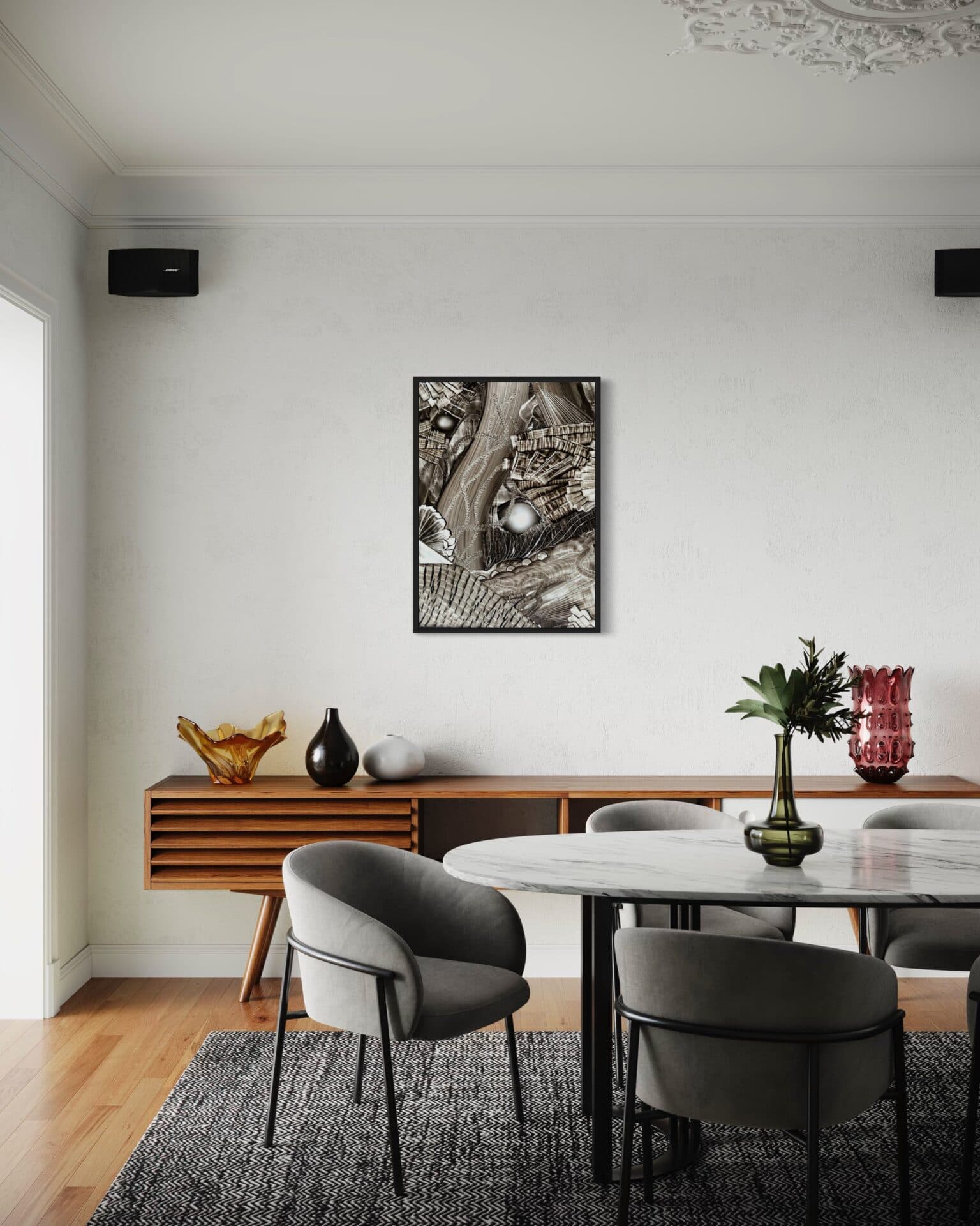 “Gravity” | Uniqie work! | Hand painted | Oil on panel | 80 x 60 cm | Framed