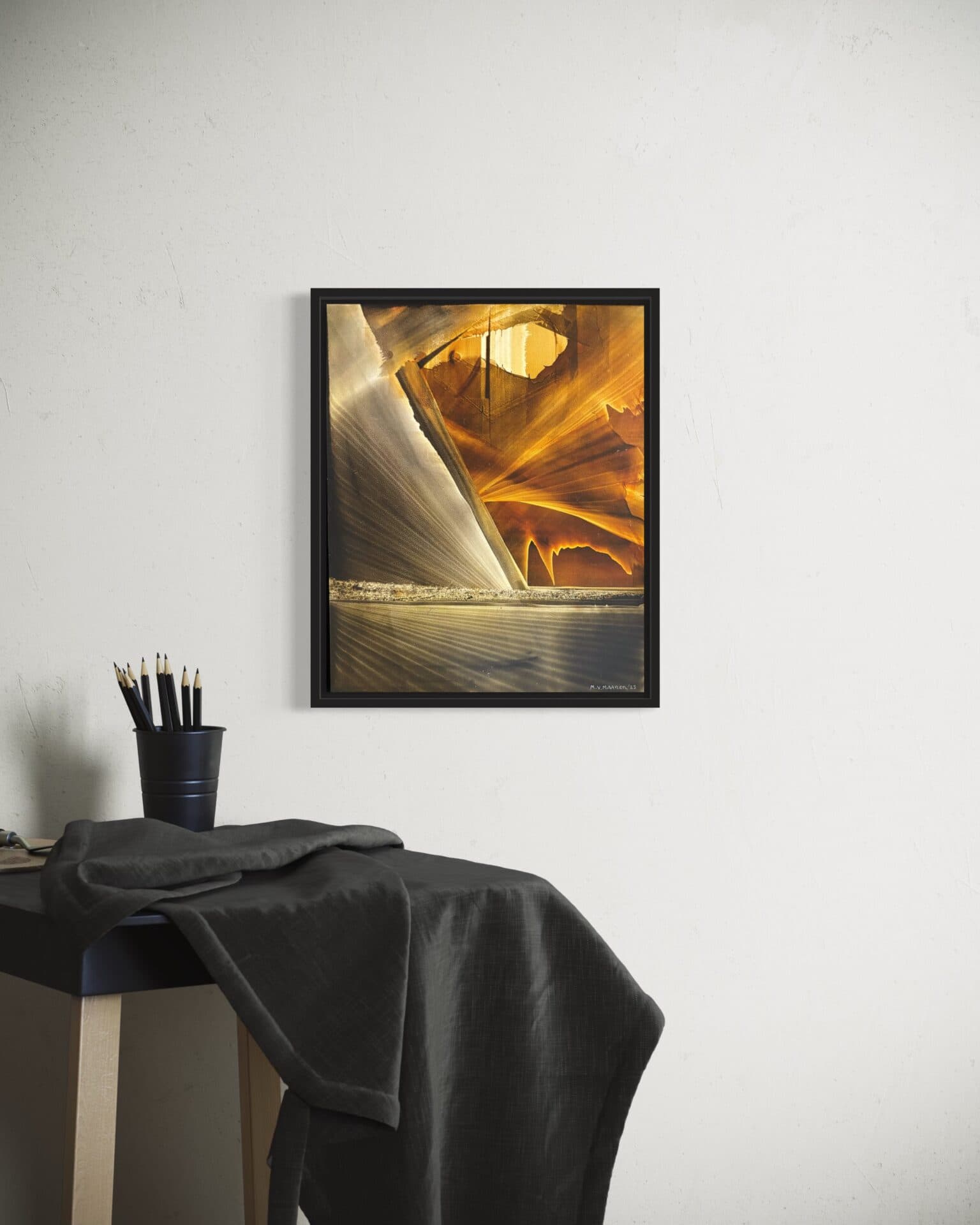 “On a Journey” | Uniqie work! | Hand painted | Oil on panel | 27 x 33 cm |