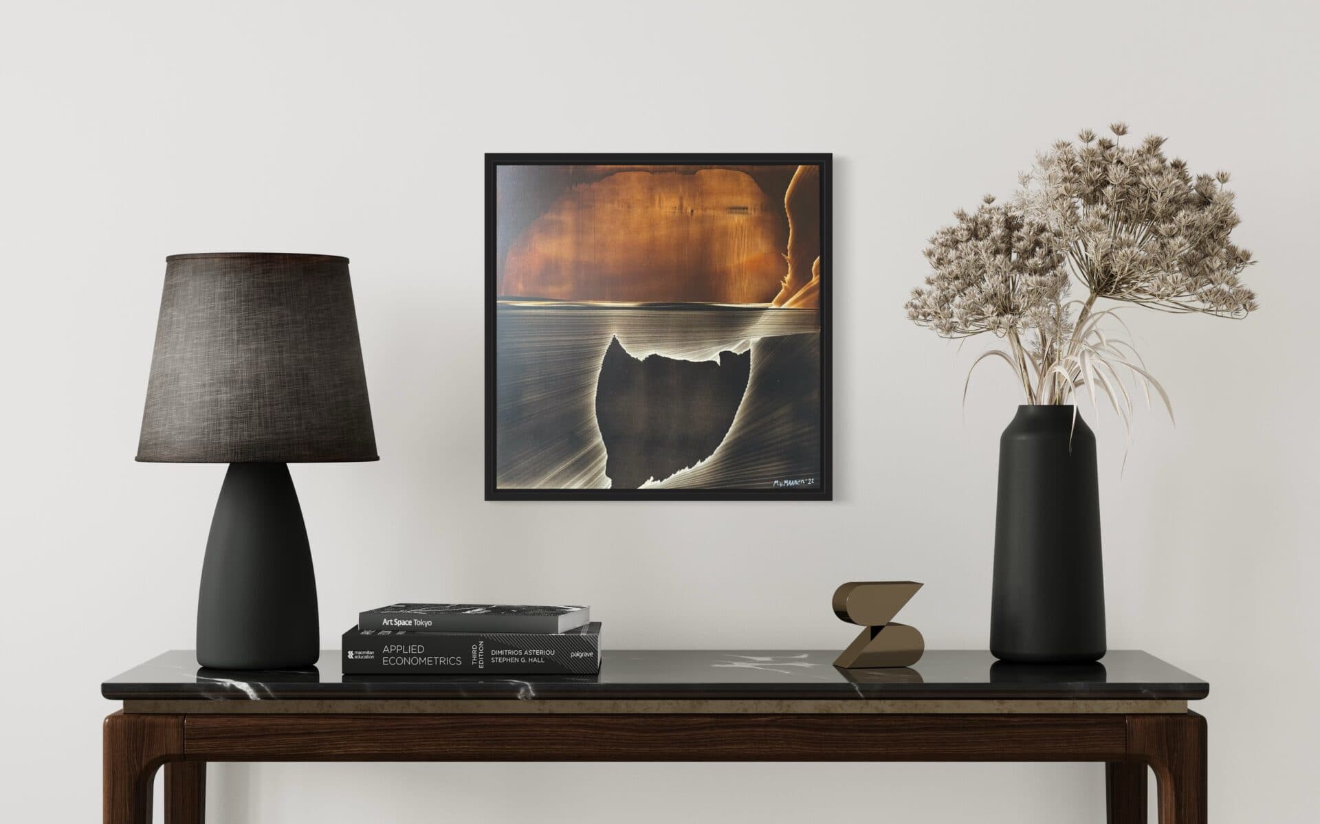 “Peaceful Journey” | Uniqie work! | Hand painted | Oil on panel | 40 x 40 cm | Framed