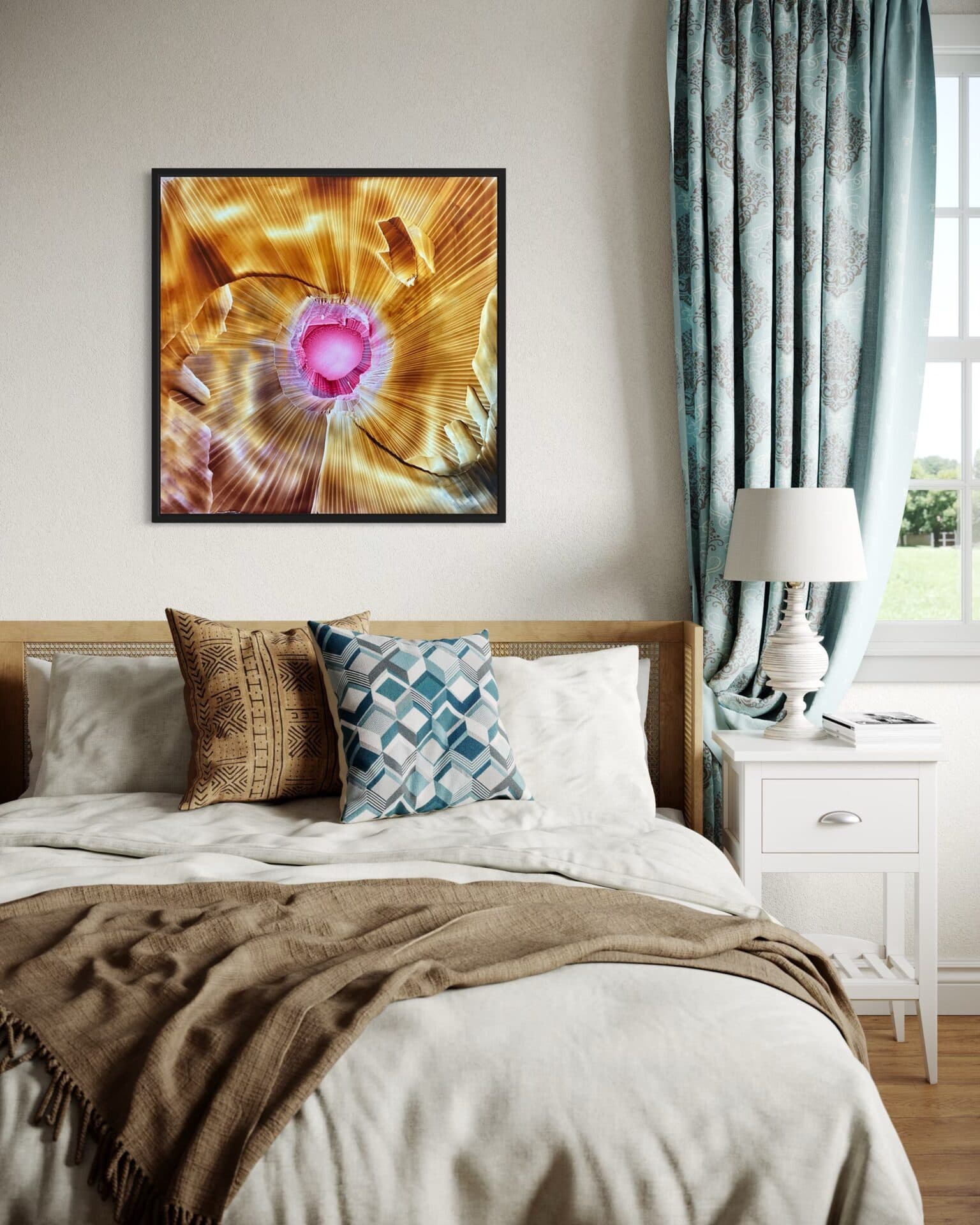 “Presence” | Uniqie work! | Hand painted!| Oil on panel | 80 x 80 cm - Framed