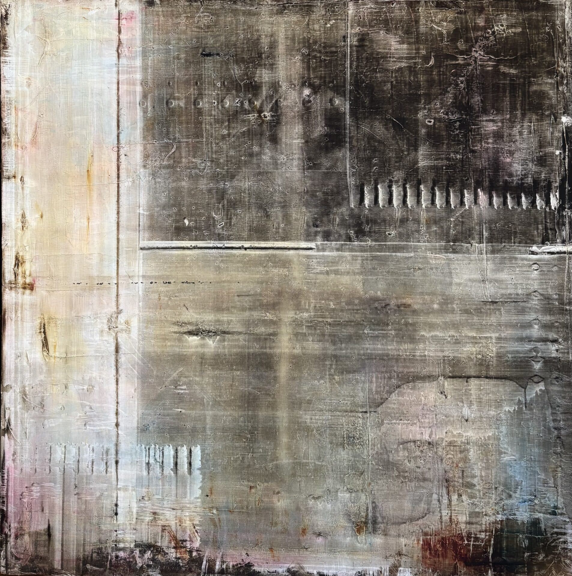 “Reflection” | Uniqie work! |  Hand painted! | Oil on Canvas | 100 x 100 cm - Framed