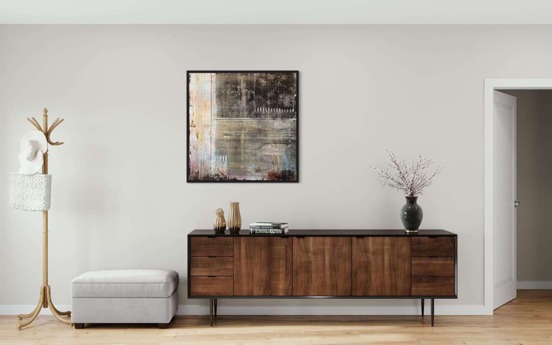 “Reflection” | Uniqie work! |  Hand painted! | Oil on Canvas | 100 x 100 cm - Framed