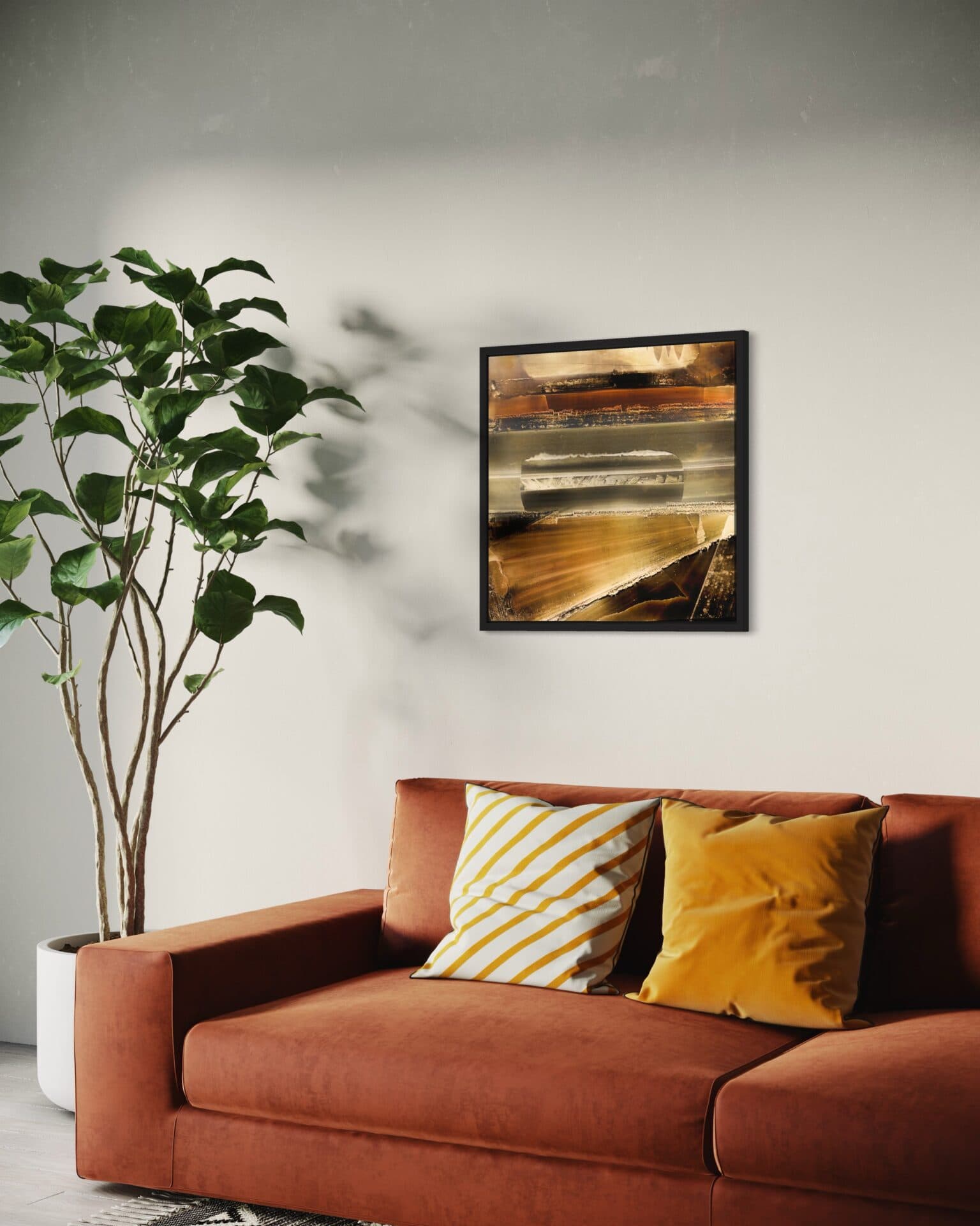 “Tabernakel” | Unique work! | Hand painted | Oil on Panel - 60 x 60 - Framed