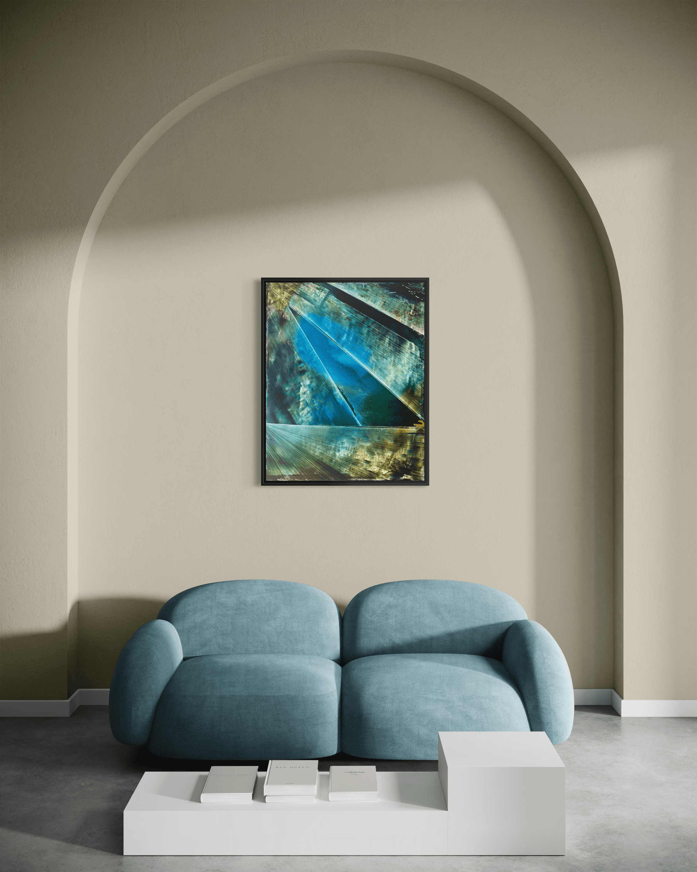 “Open Hemel” Unique work! | Hand painted | Oil on Canvas - 80 x 100 cm - Framed