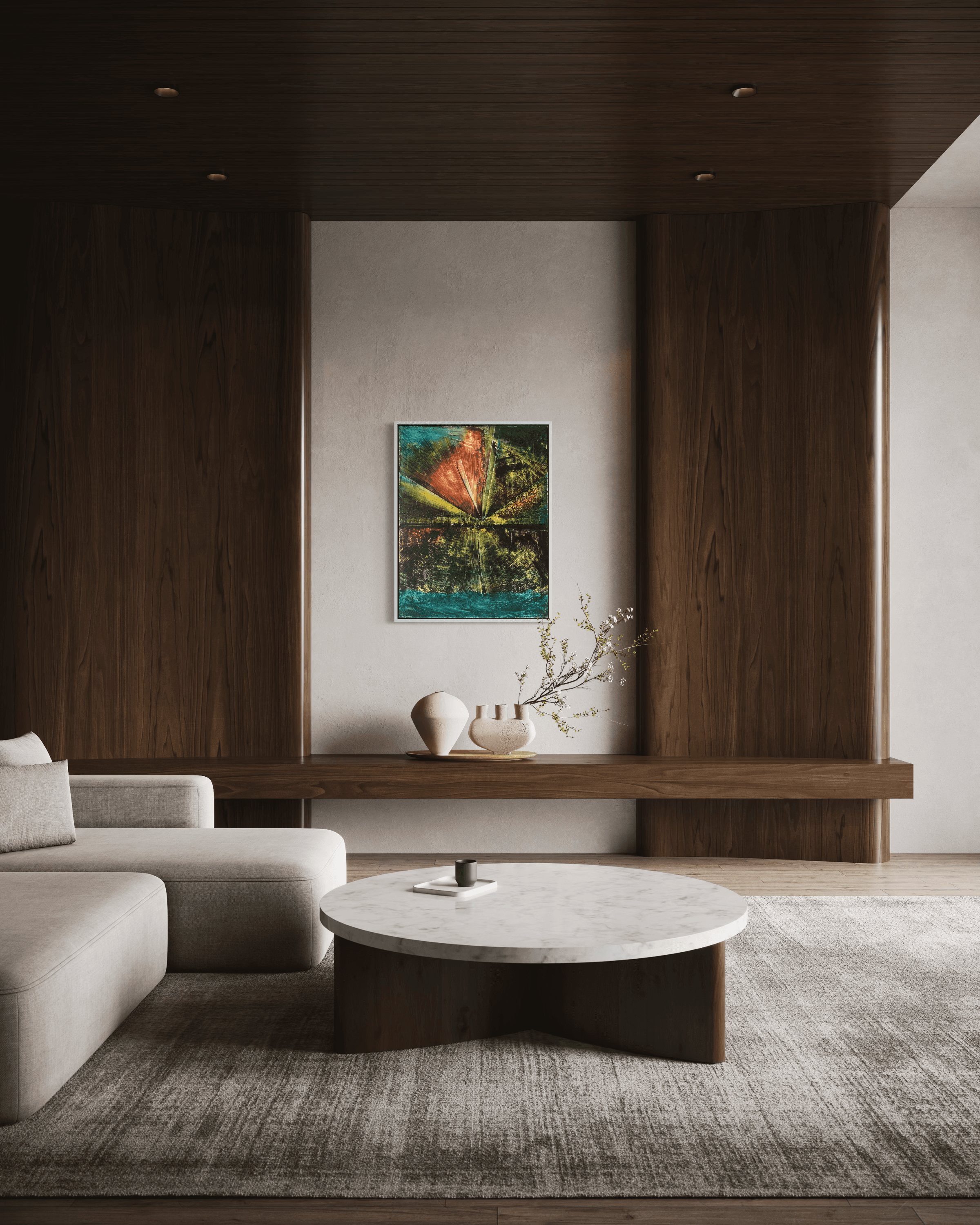 “Genesis“ | Unique work! | Hand painted | Oil on Canvas - 70 x 90 cm - Framed
