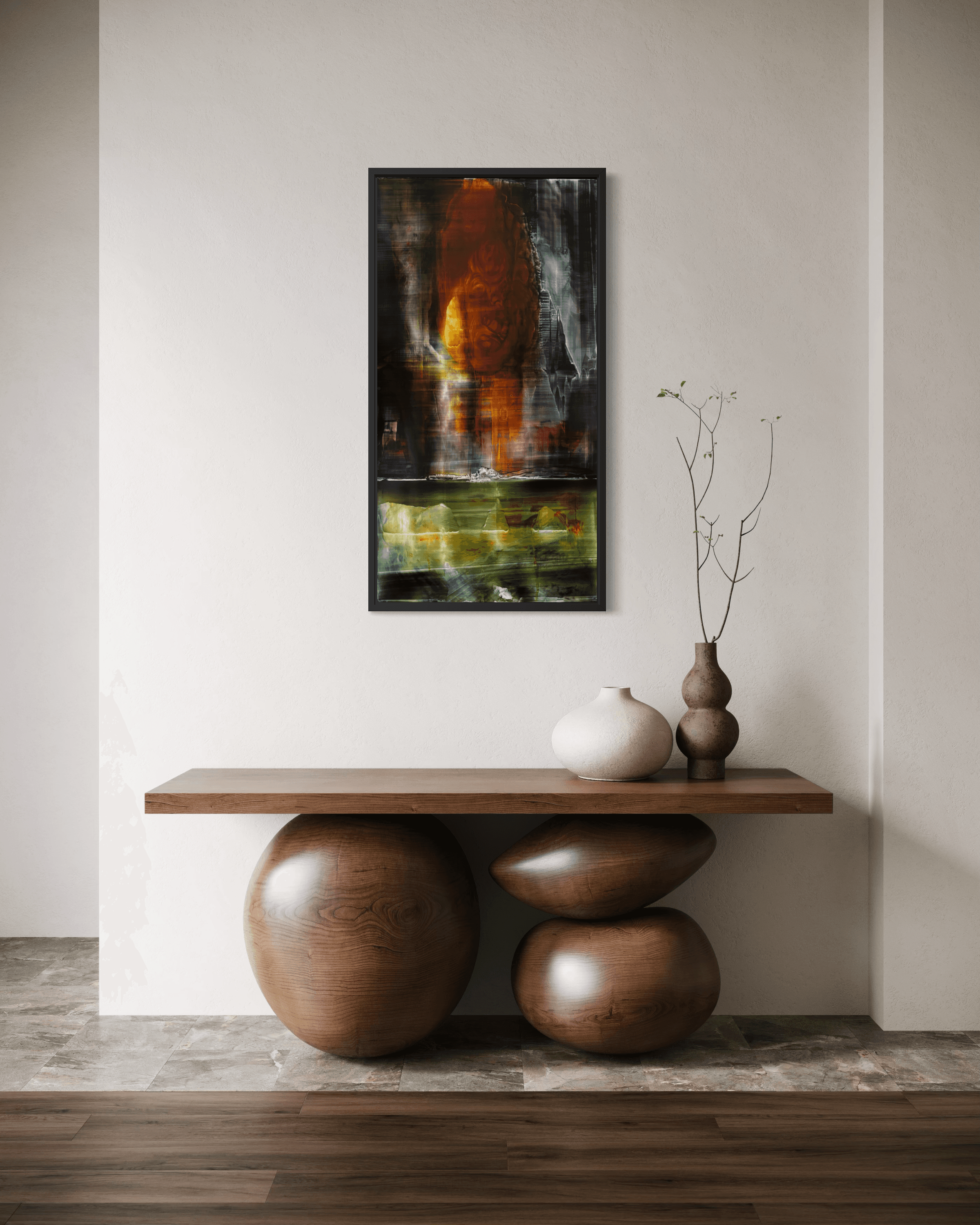“Awakening Colors” | Unique work! | Hand painting | Oil on panel | 60 x 116 cm | Framed