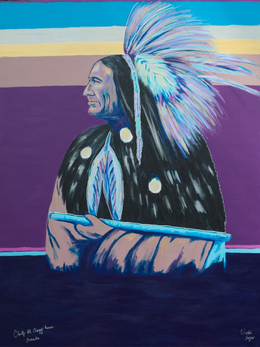 Chief Ed Crazy Horse, Omaha