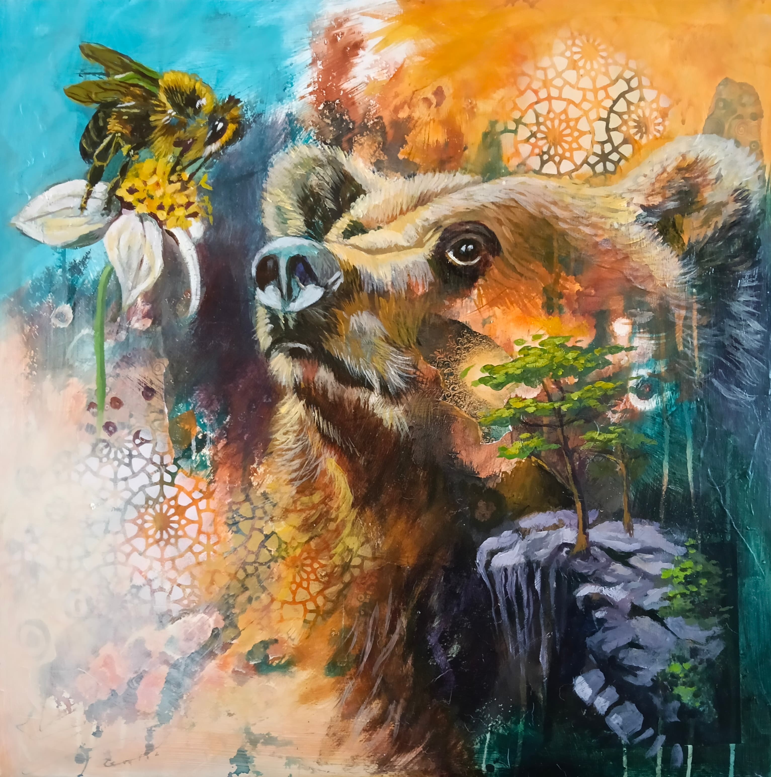 Honing Beer wildlife and nature art
