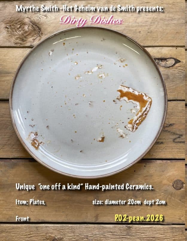 from the series; "Dirty Dishes” Plate.02   sandwich, peanut butter