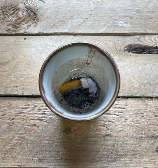 from the series; "Dirty Dishes” Espresso.01  espresso,cigarette