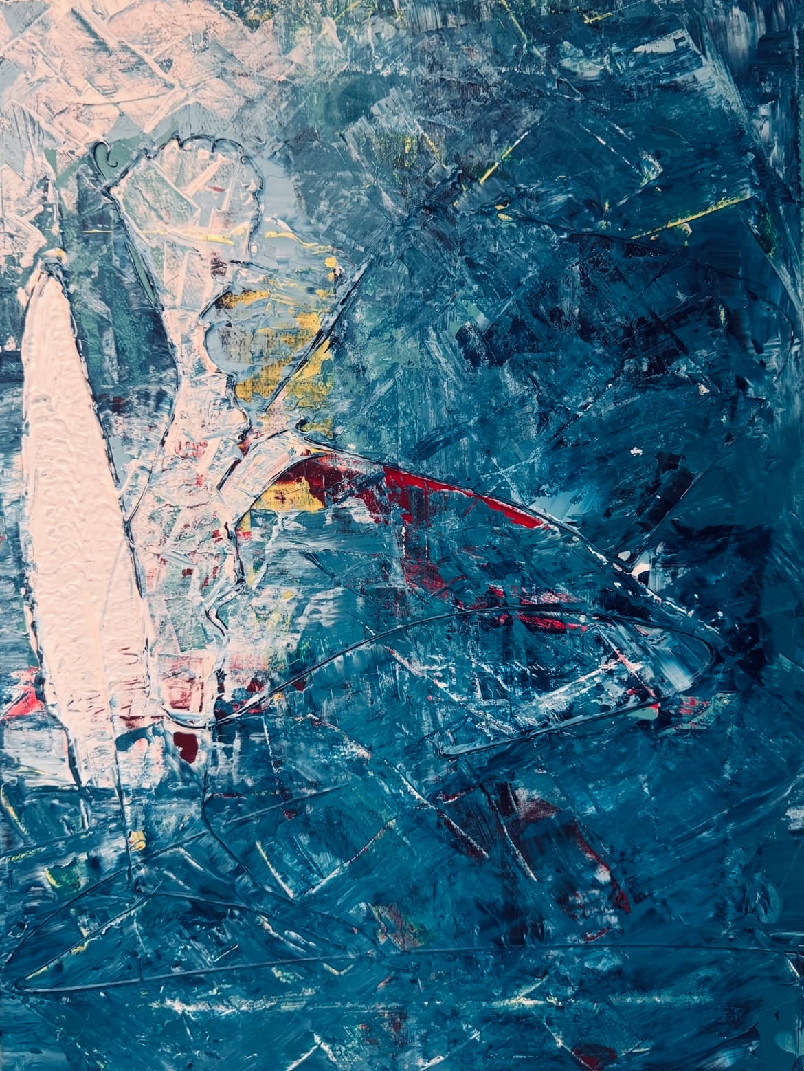 Depths. Harbinger (Angel&Whale) 40x30 cm