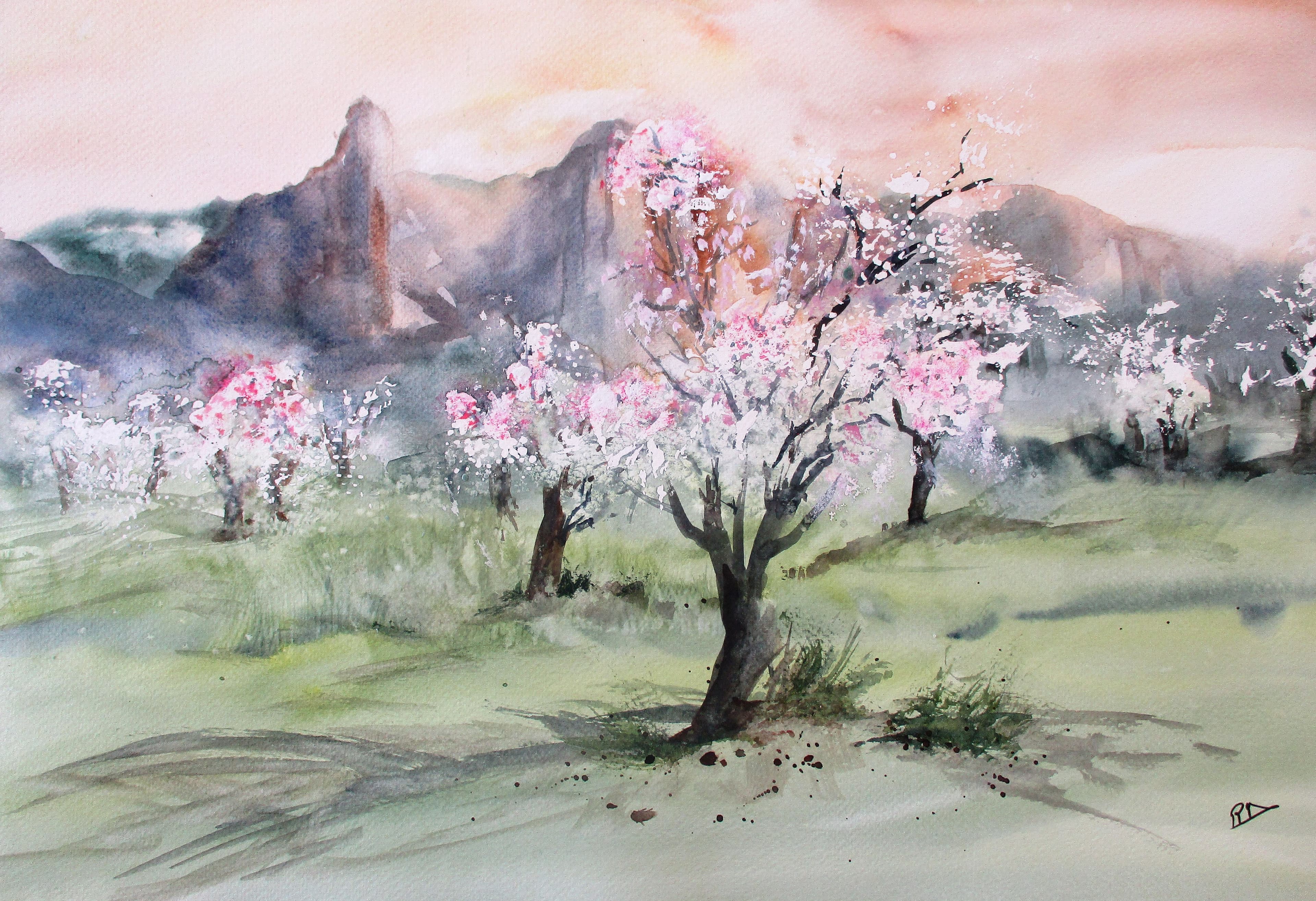 Aquarelle sur papier