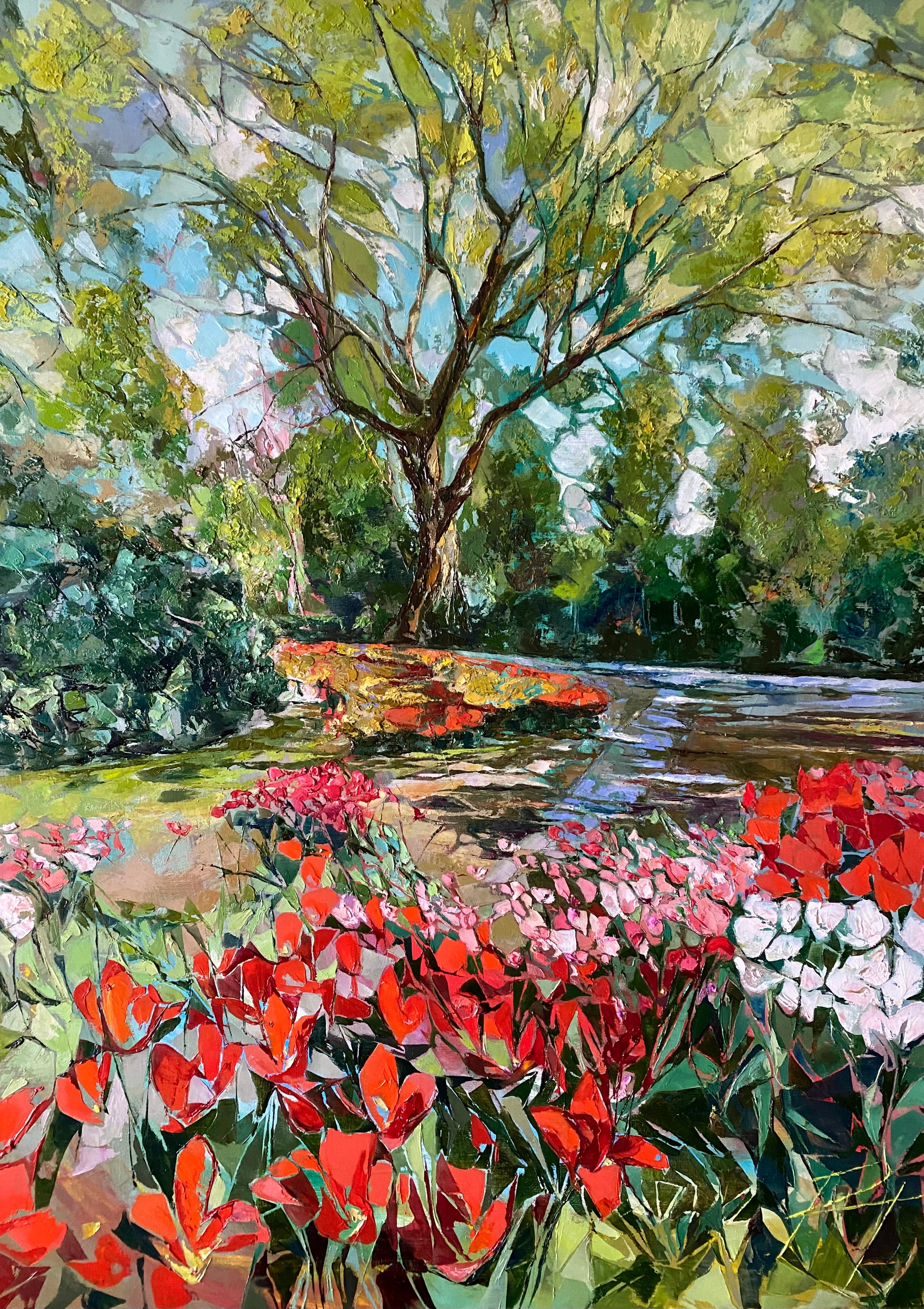 Park of tulips
