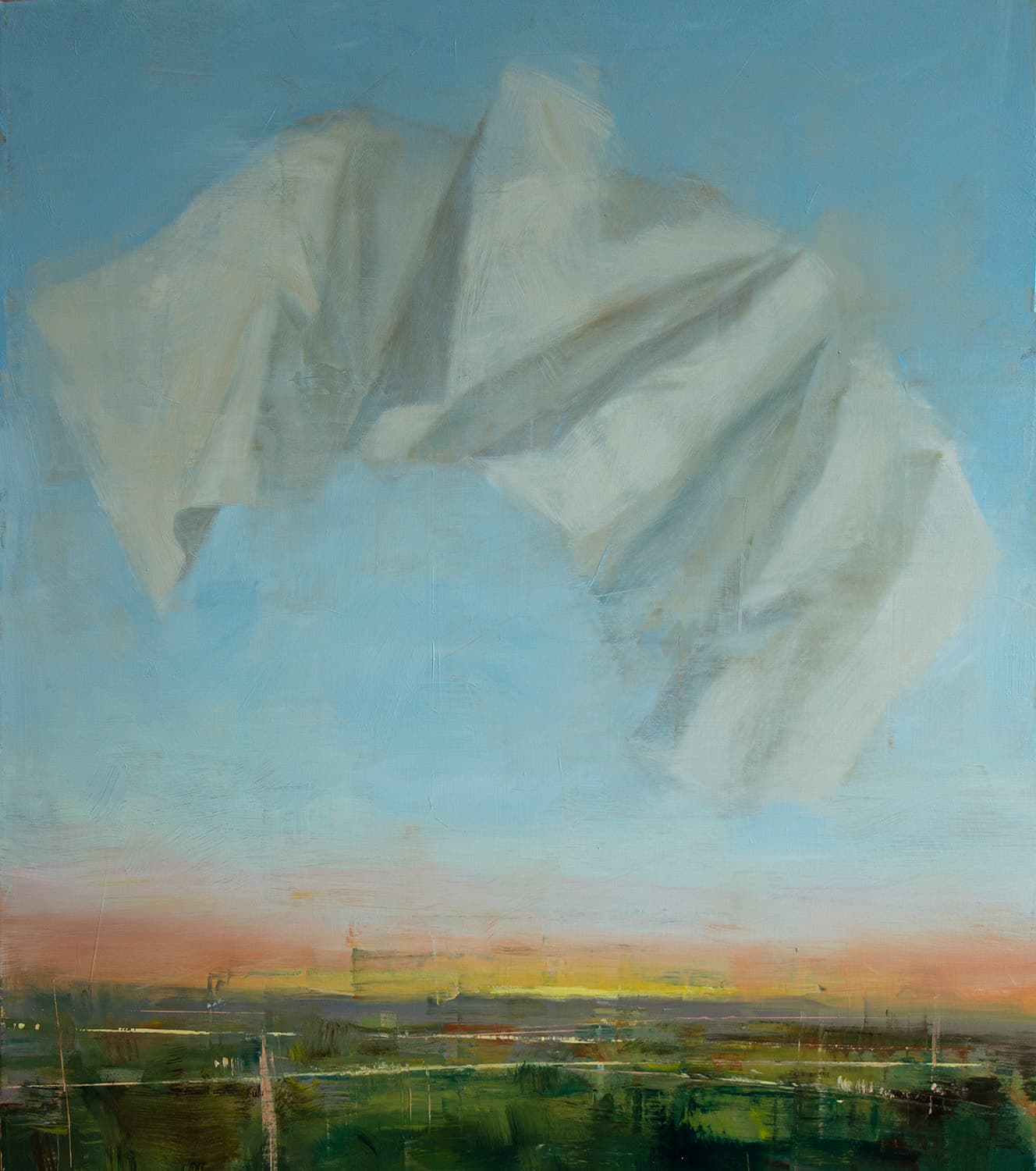 A Frontier No. 3, Oil on canvas, 48 x 44 in.