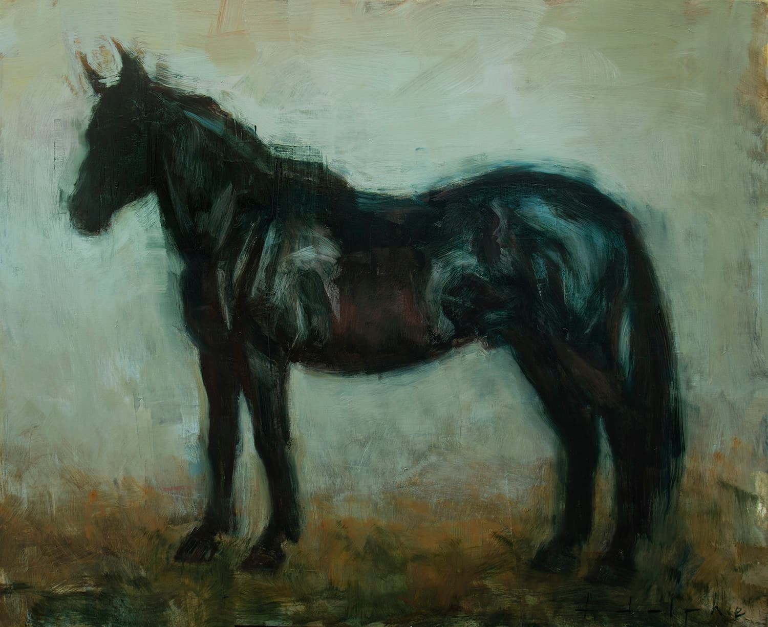 Equus No. 19, Oil on canvas, 54 x 66 in.