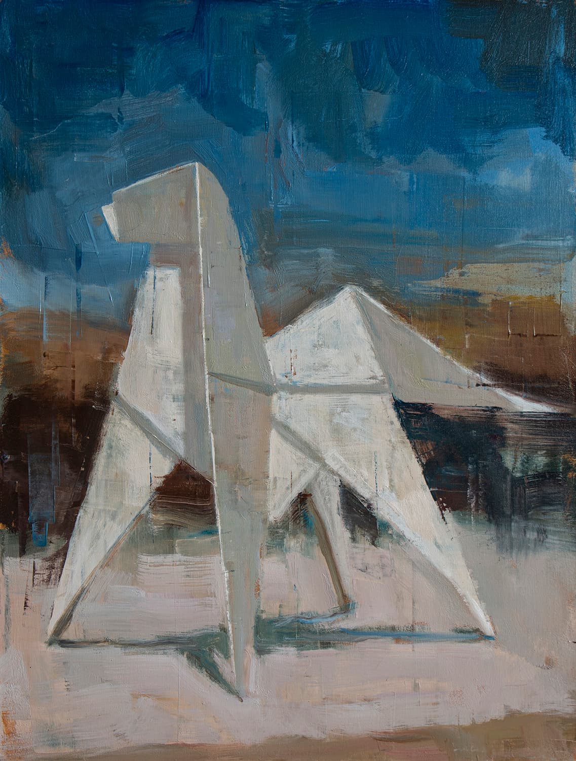 Forge No. 17, Oil on canvas, 40 x 30 in.