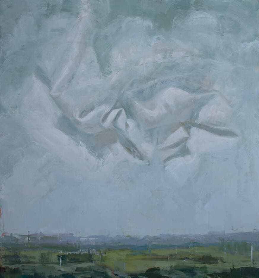 A Quickening No. 6, Oil on canvas, 60 x 55 in.