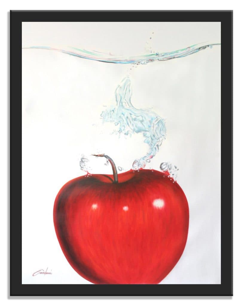 Deep Red - Original Painting on Canvas