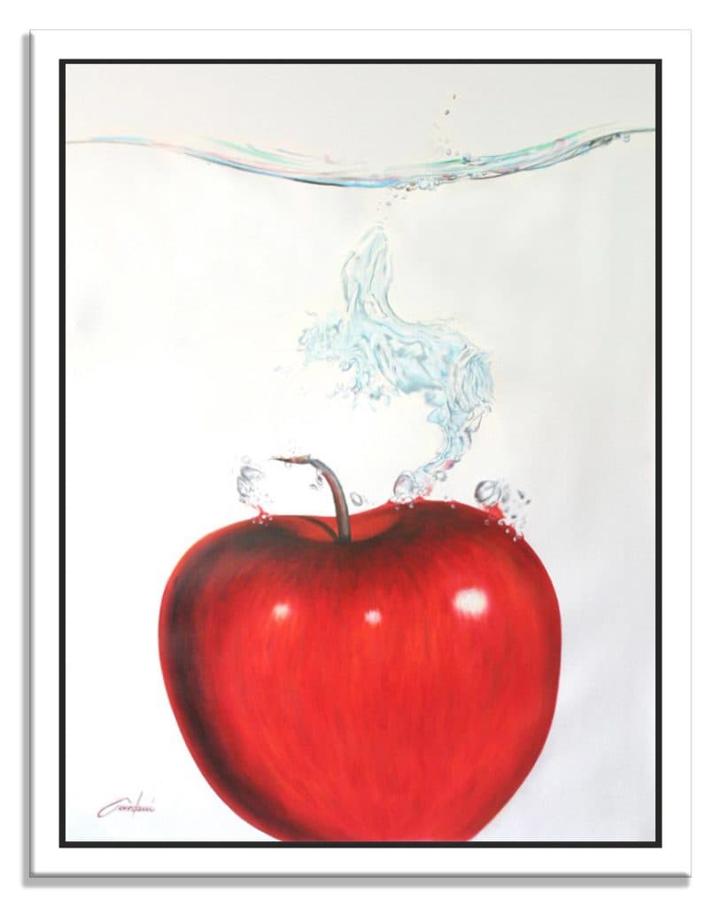 Deep Red - Original Painting on Canvas