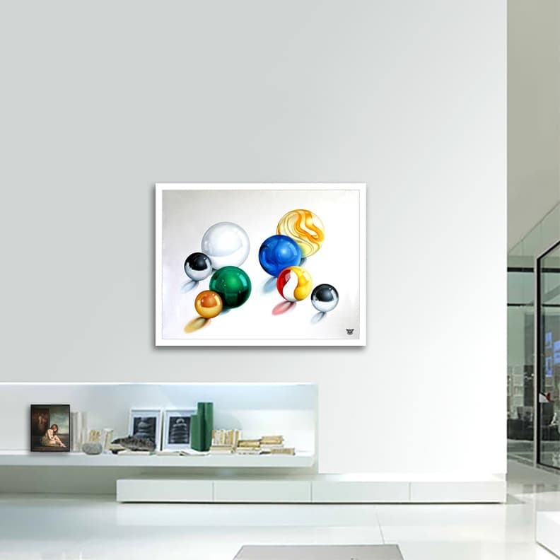 Crystal universe – Original Painting, Oil on Canvas