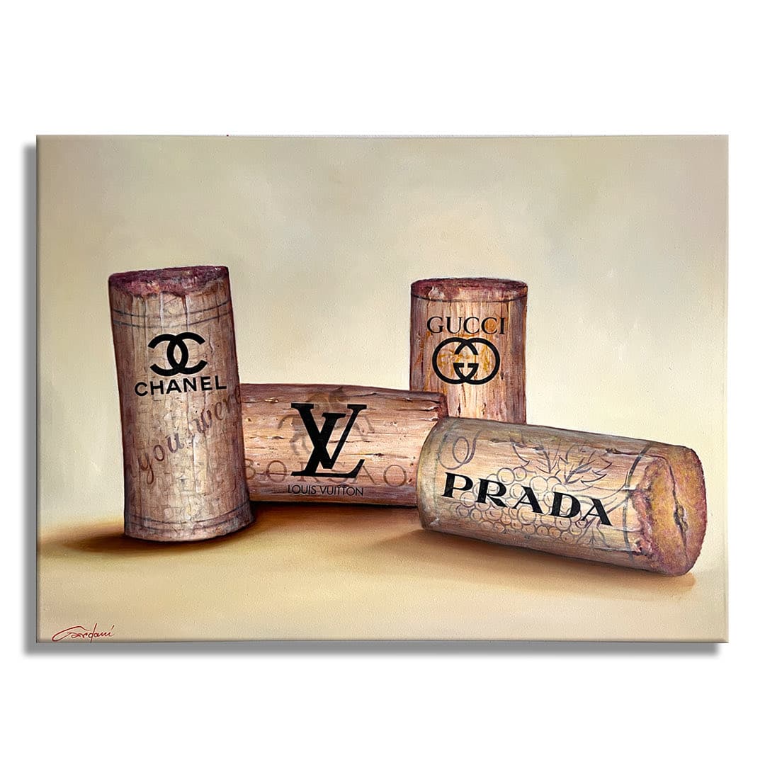 Luxury Wine – Original Painting on canvas Painting