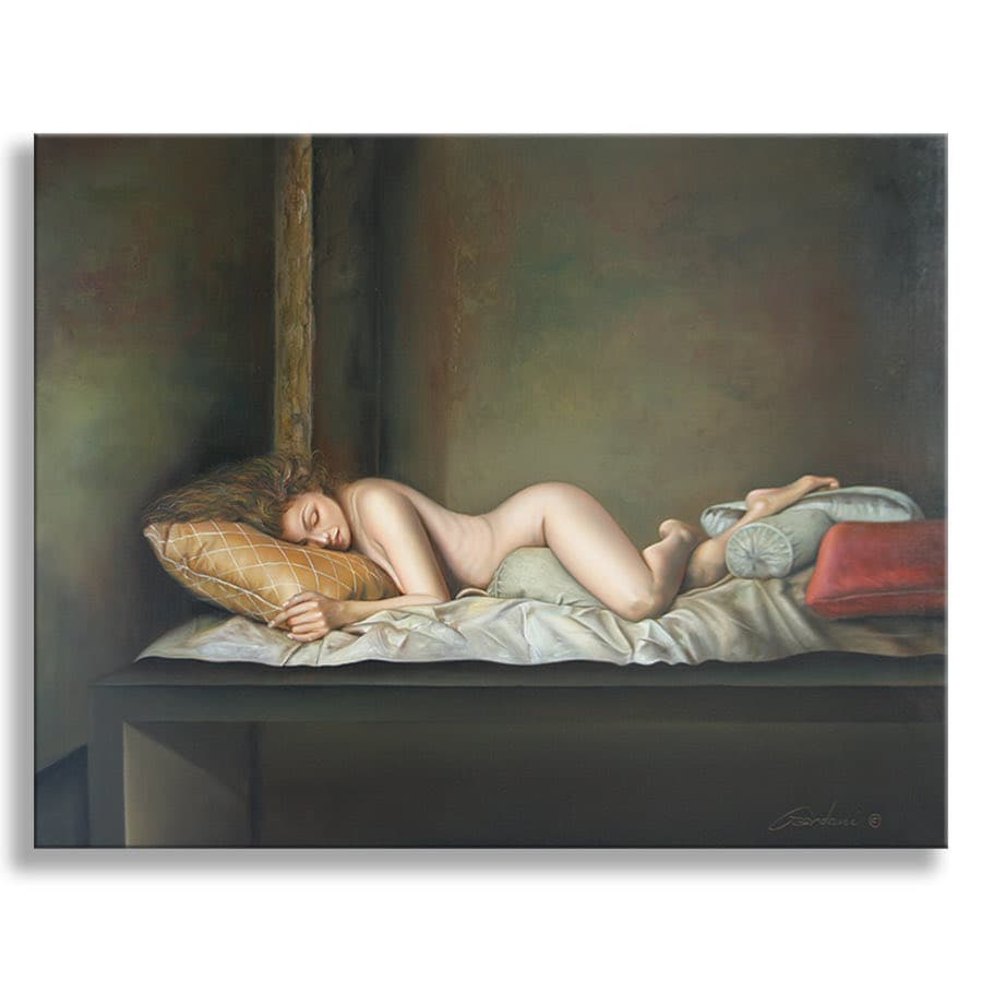 The painter of Dreams - Original Painting on Canvas