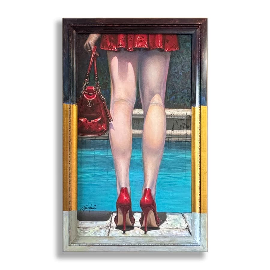 Pool of whispers - Original Painting on Canvas