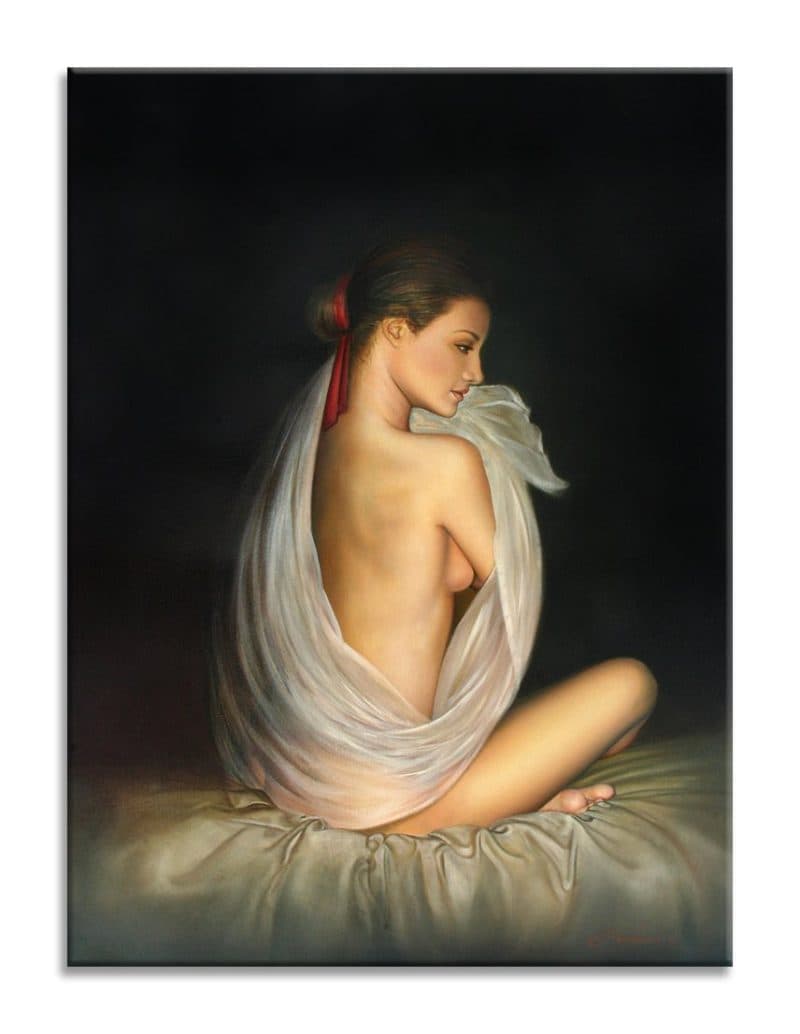 C. Model - Original Painting on Canvas