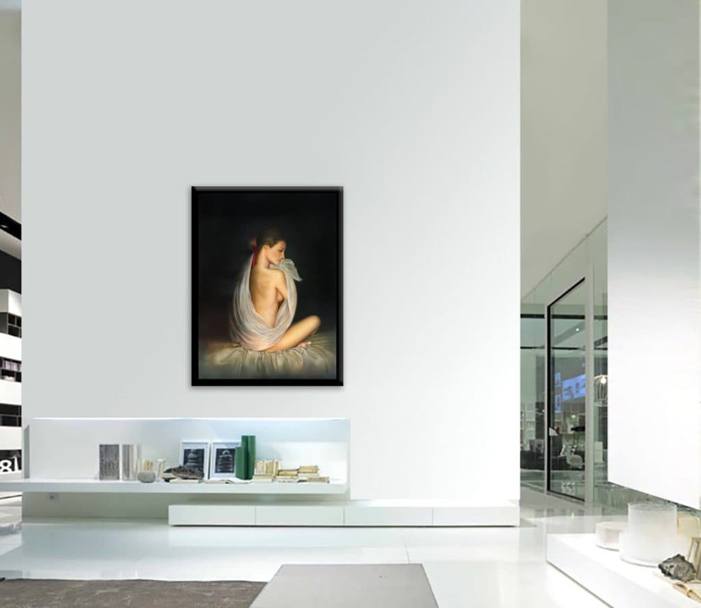 C. Model - Original Painting on Canvas
