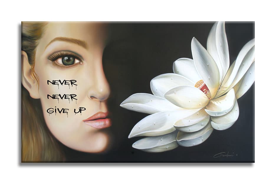 Never GiveUp - Original Painting on Canvas