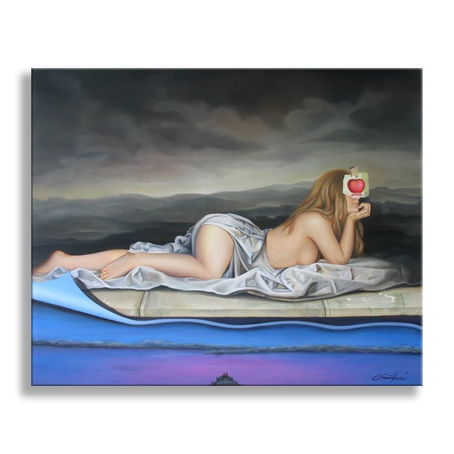 Looking at the Horizon - Original Painting on Canvas