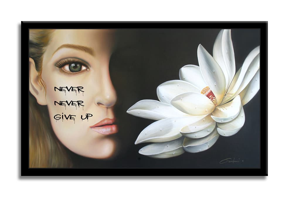 Never GiveUp - Original Painting on Canvas