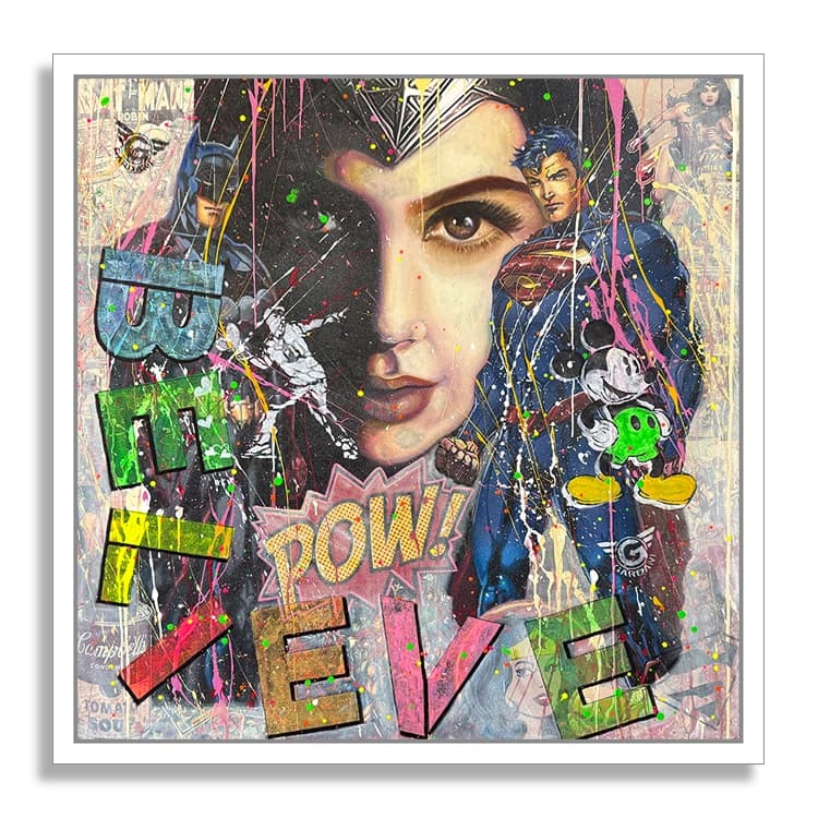 Wonder Woman Super – Original Painting on canvas