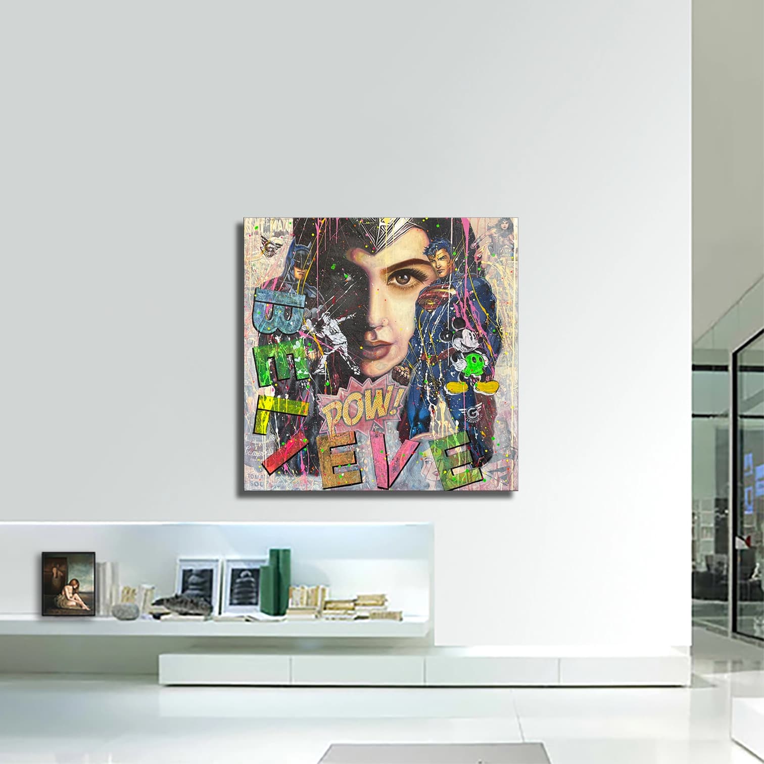 Wonder Woman Super – Original Painting on canvas