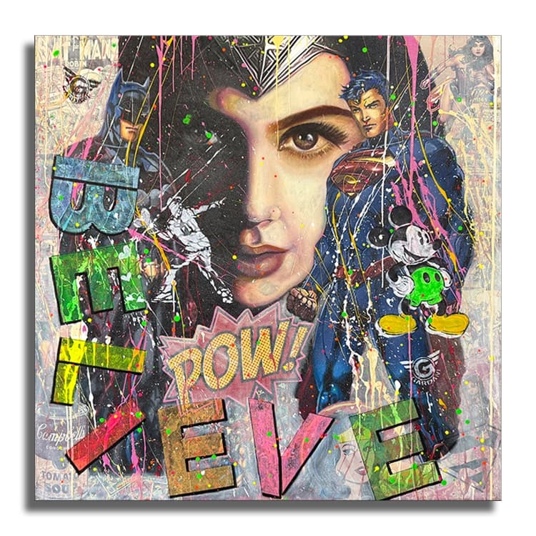 Wonder Woman Super – Original Painting on canvas