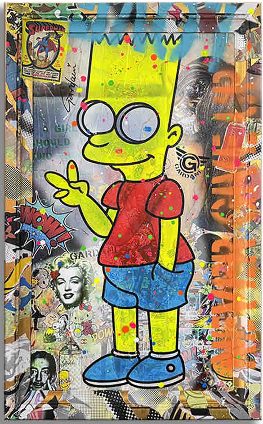 Bart Peace &amp; Love Man – Original Painting on canvas