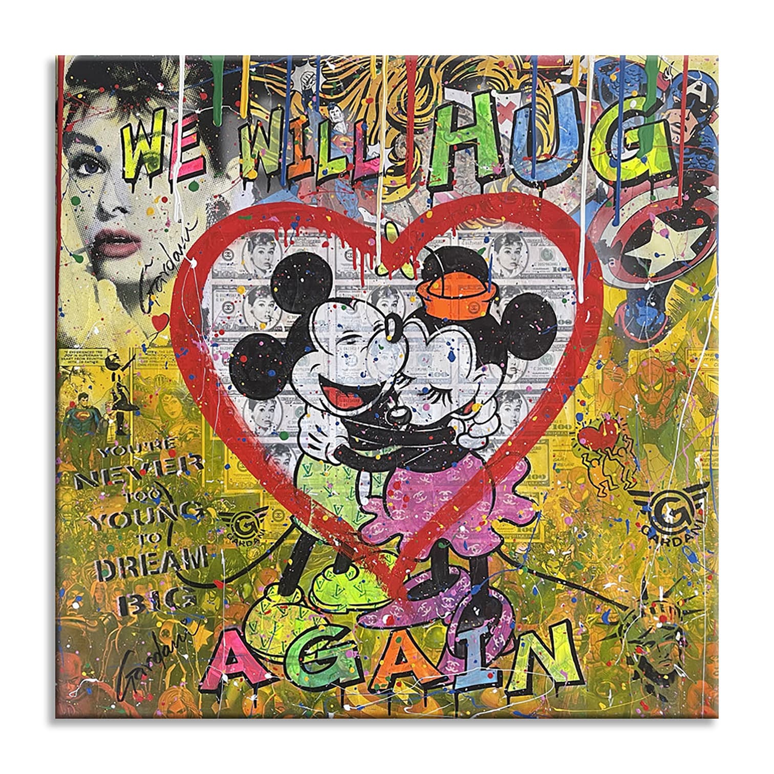 We Will HUG Again – Original Painting on canvas