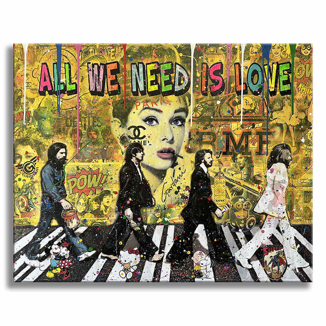 Each morning Beatles – Original Painting on canvas