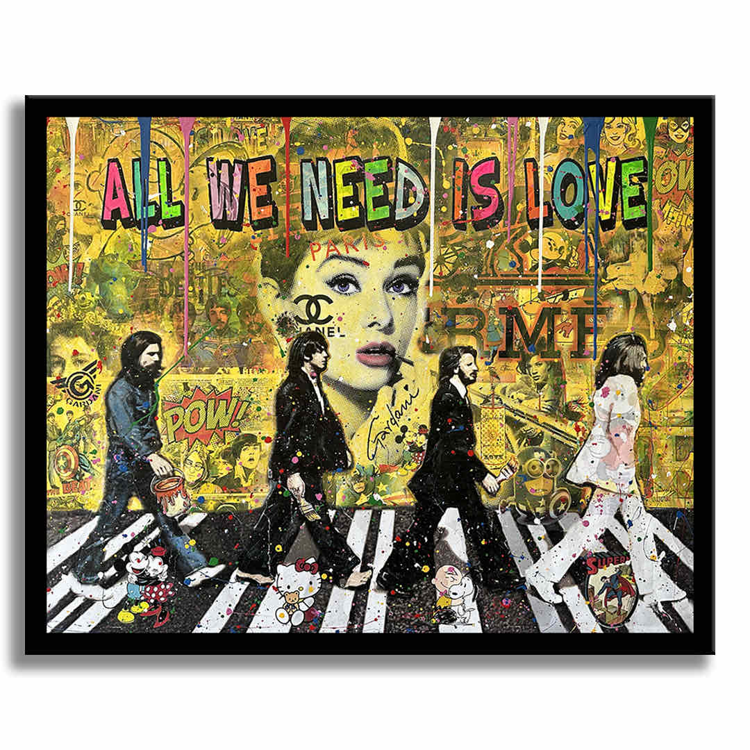 Each morning Beatles – Original Painting on canvas