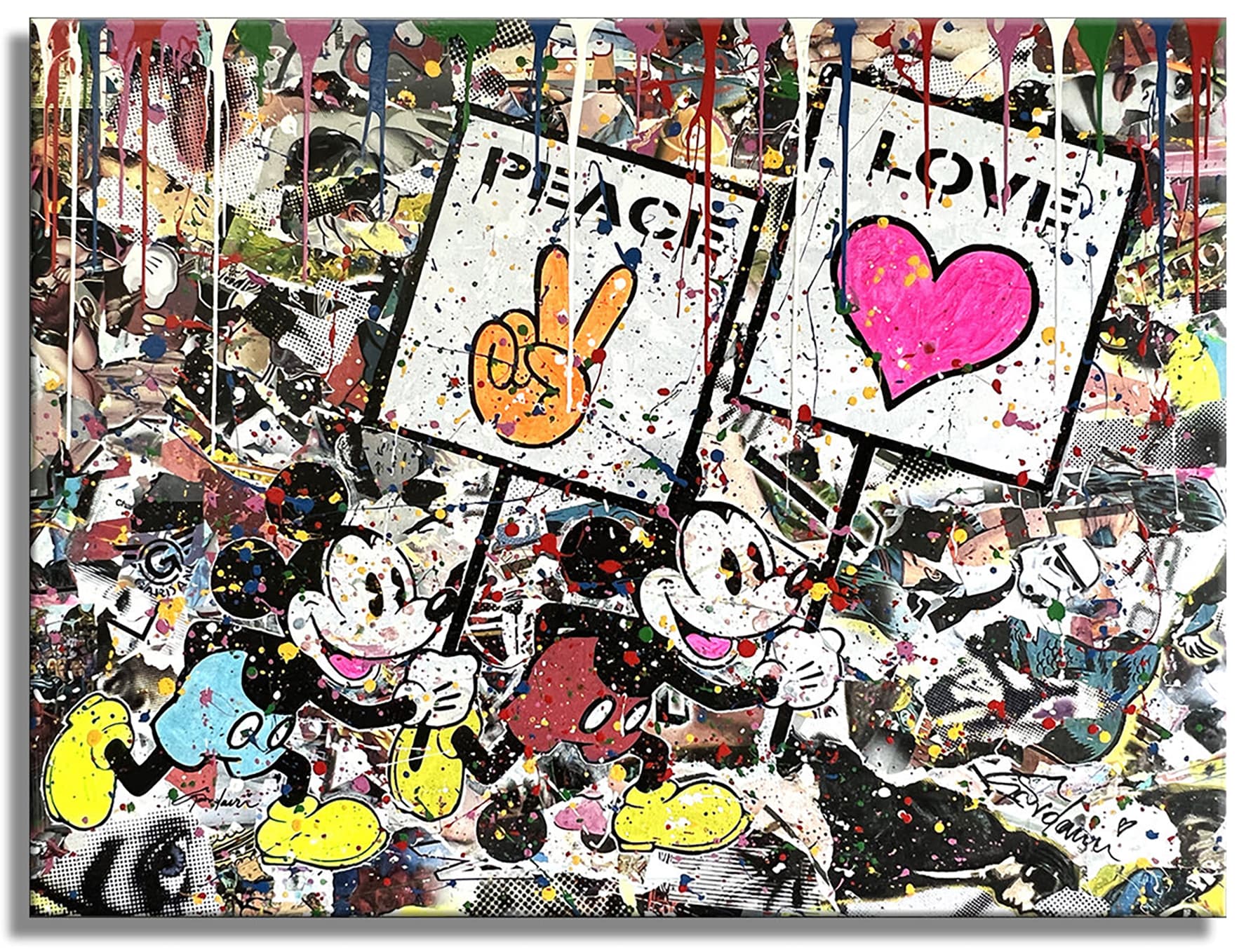 Peace Love 33 – Original Painting on canvas