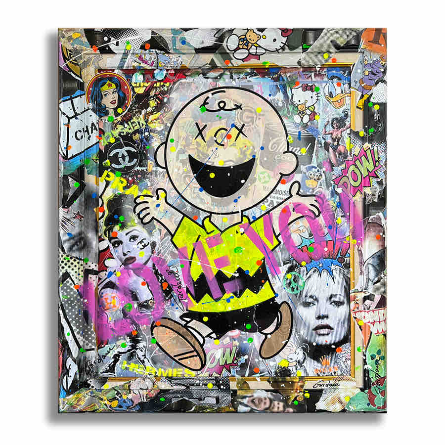 Snoopy Charlie Family – Original Painting on canvas