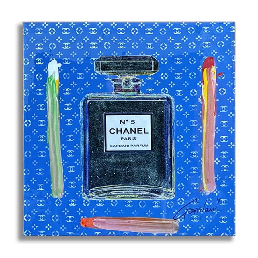 Chanel Bleu - Original Painting on Canvas