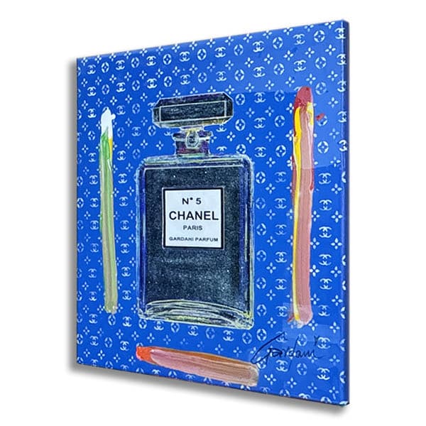 Chanel Bleu - Original Painting on Canvas