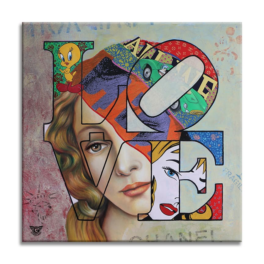 The Birth of Venus Love – Original Painting on canvas